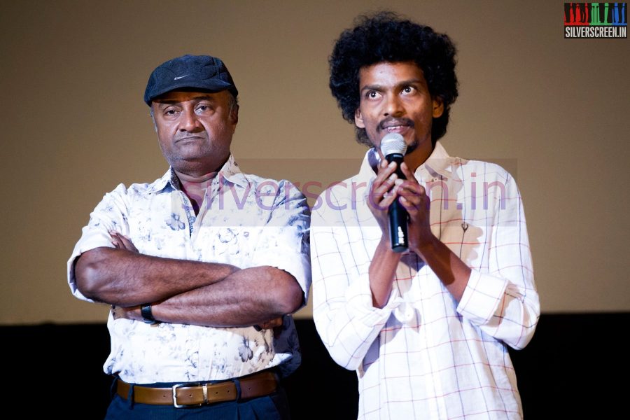 Actor MS Bhaskar and Sendrayan at Mosakuttu Audio Launch Event Stills