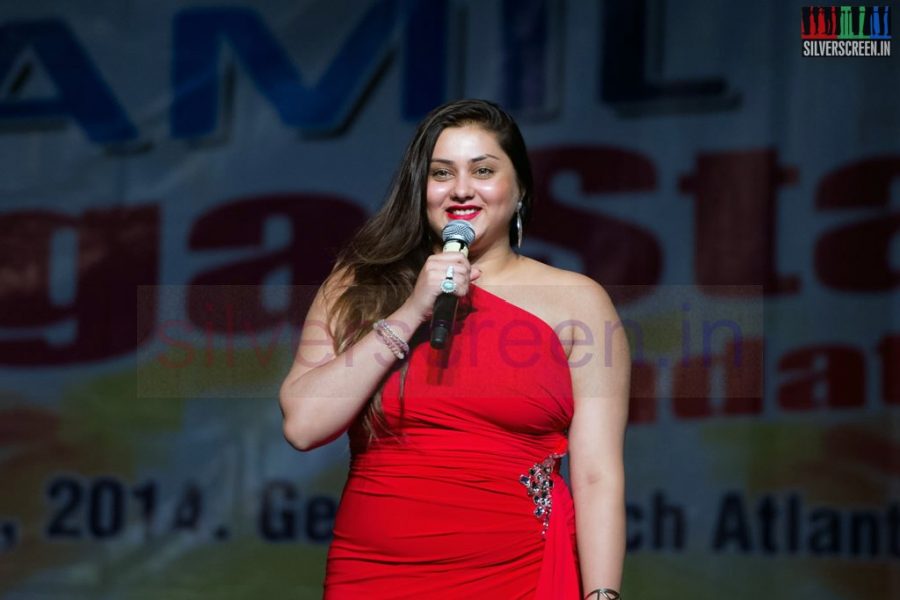 Actress Namitha Launching Tamil Mega Stars Kondattam with Tinku Dance Accademy Stills