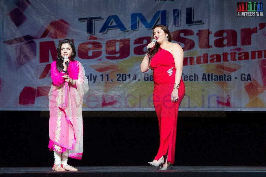 Actress Namitha and Divyadarshini Launching Tamil Mega Stars Kondattam with Tinku Dance Accademy Stills