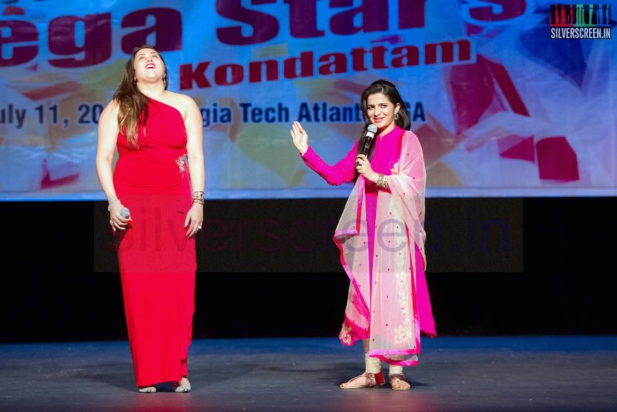 Actress Namitha and Divyadarshini Launching Tamil Mega Stars Kondattam with Tinku Dance Accademy Stills