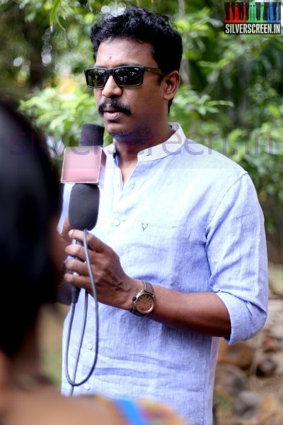 Director Samuthirakani at Nee Yellam Nalla Varuvada Press Meet