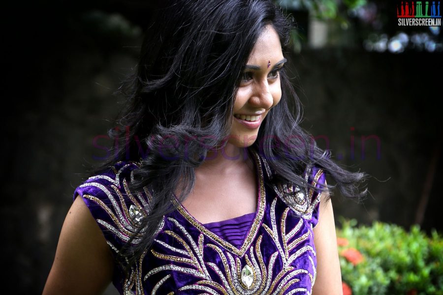 Actress Punnagai Poo Gheetha at Nee Yellam Nalla Varuvada Press Meet