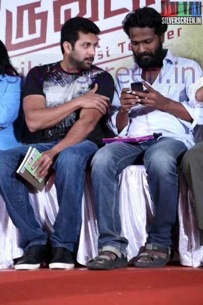Actor Jayam Ravi and Director Vetrimaaran at Nee Yellam Nalla Varuvada Press Meet