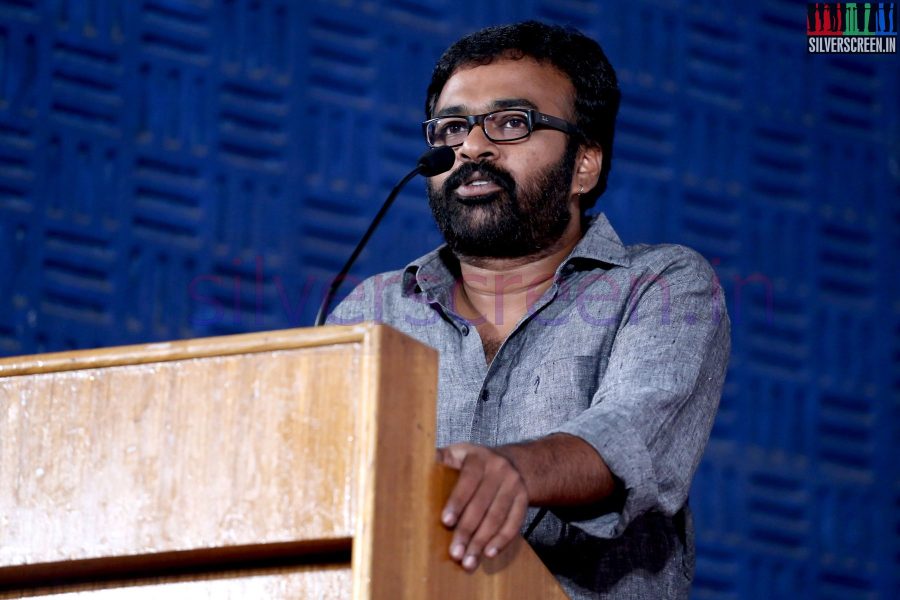 Director Karu Pazhaniappan at Nee Yellam Nalla Varuvada Press Meet