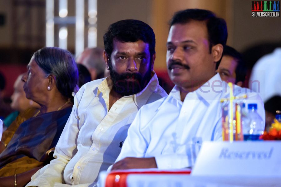 Director Vasanth at the Puthiyathalaimurai (Puthiya Thalaimurai) Tamizhan Awards 2014