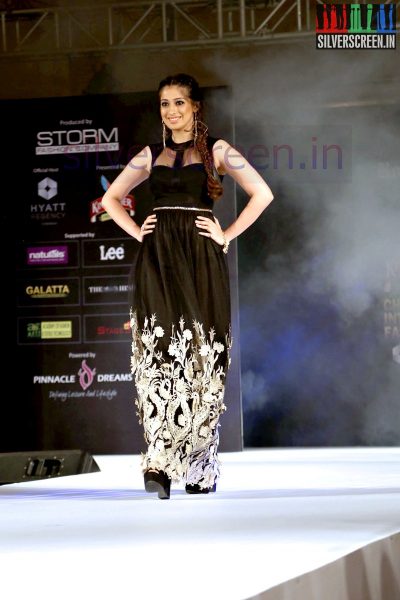 Actress Raai Laxmi at Day One (1) of CIFW 2014 Chennai International Fashion Week