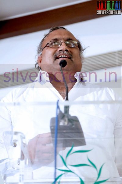 Director Balaji Sakthivel at Sathuranga Vettai Press Meet