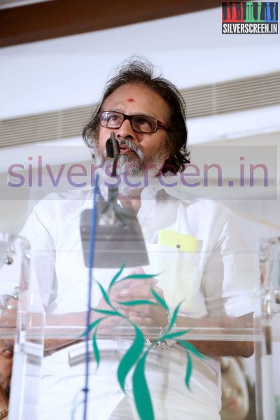 Art Director Thota Tharani at Sathuranga Vettai Press Meet
