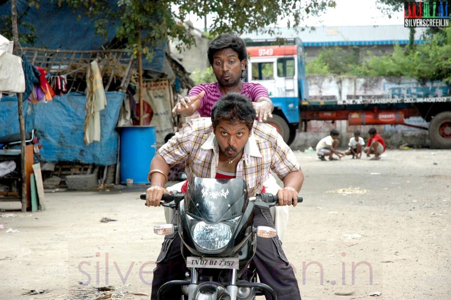 Actor Karan and Jagan in Sooran Movie Stills