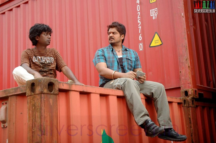 Actor Karan and Jagan in Sooran Movie Stills