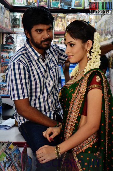 Actor Pa Vijay and Actress Sanyathara in Thagadu Thagadu Movie Stills