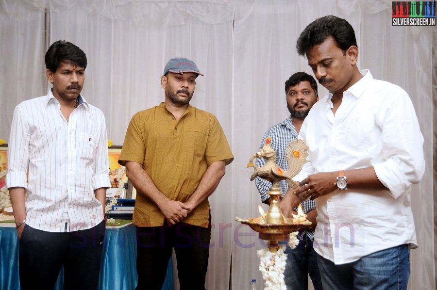 Director Bala at Tharai Thappattai (Or Thaarai Thappatai) Movie Launch or Pooja Event