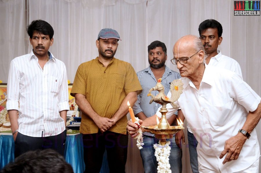 Director Bala at Tharai Thappattai (Or Thaarai Thappatai) Movie Launch or Pooja Event