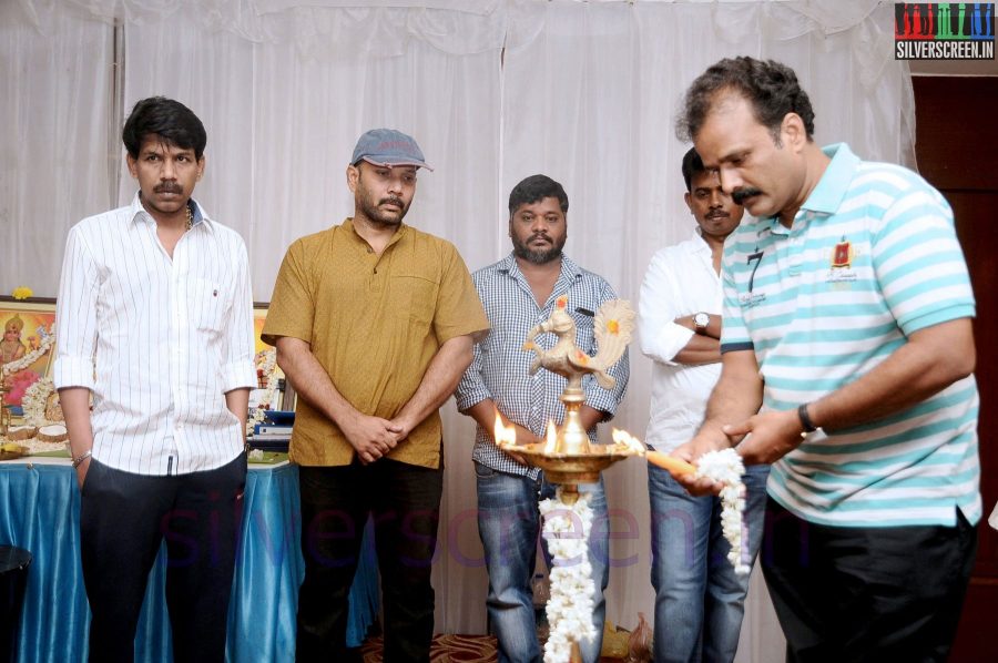 Director Bala at Tharai Thappattai (Or Thaarai Thappatai) Movie Launch or Pooja Event