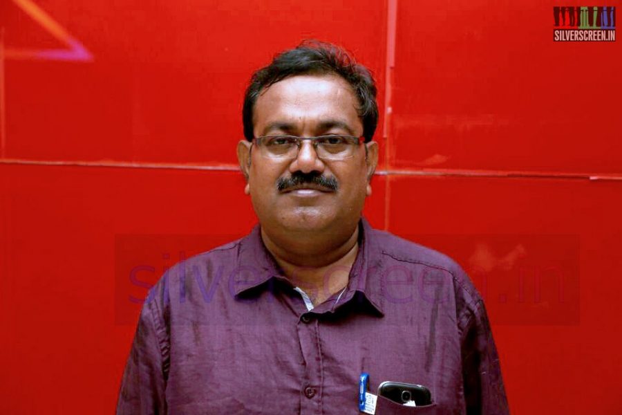 Director Cable Sankar (Or Cable Shankar) at Thottal Thodarum Audio Launch Function