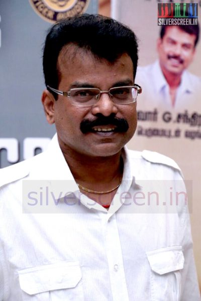 Producer Thuvar Chandrasekar at Thottal Thodarum Audio Launch Function