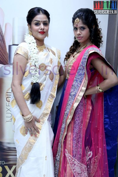 Chennai Model Kavitha, Sruthi at the Toni & Guy Essensuals Mogappair Launch