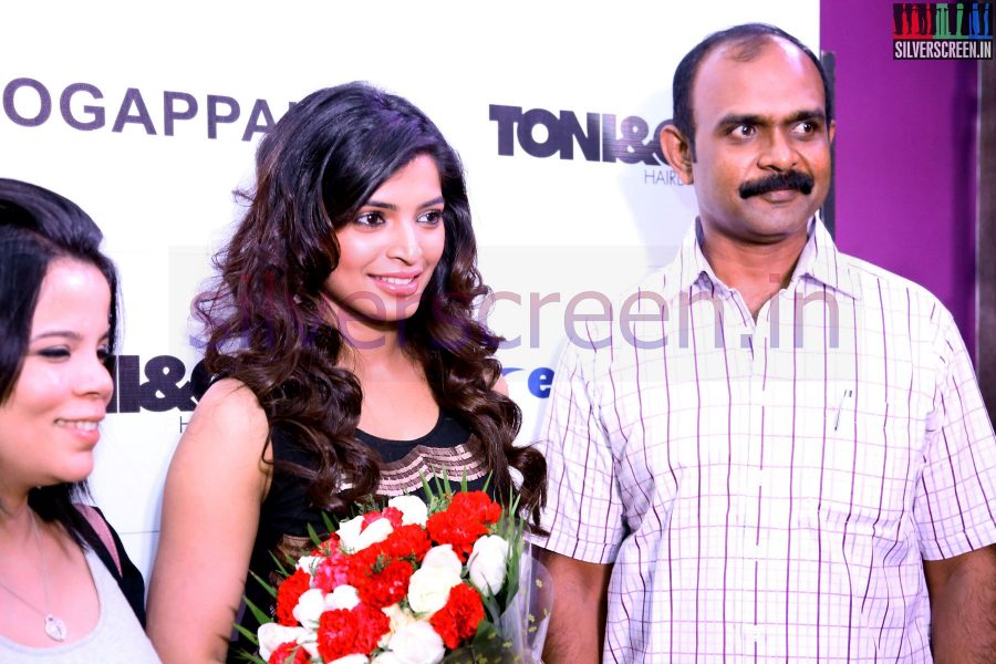 Actress Sanchita Shetty at the Toni & Guy Essensuals Mogappair Launch