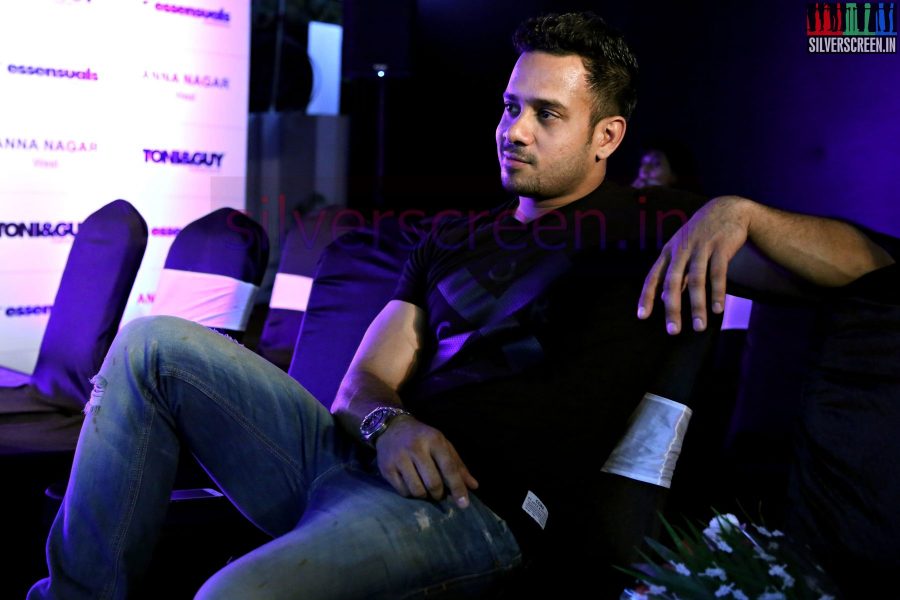 Actor Bharath at the Toni & Guy Essensuals Launch July 2014