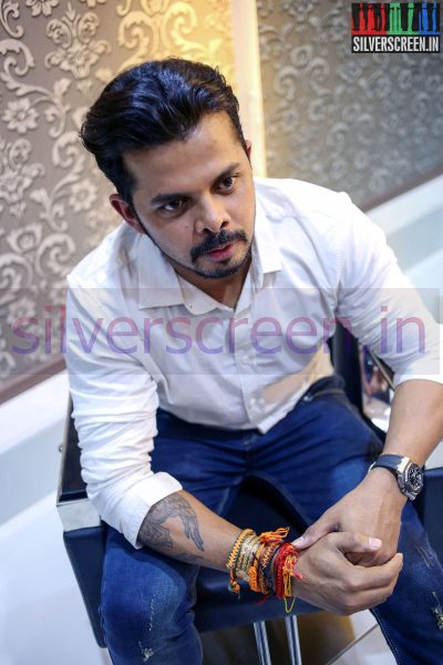 Cricket Player Sreesanth at the Toni & Guy launch at Harrington Road on 23rd July 2014