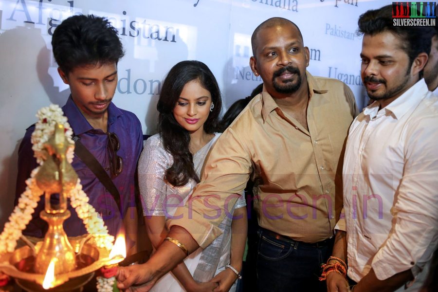 Actress Nandita, Sreesanth at the Toni & Guy launch at Harrington Road on 23rd July 2014