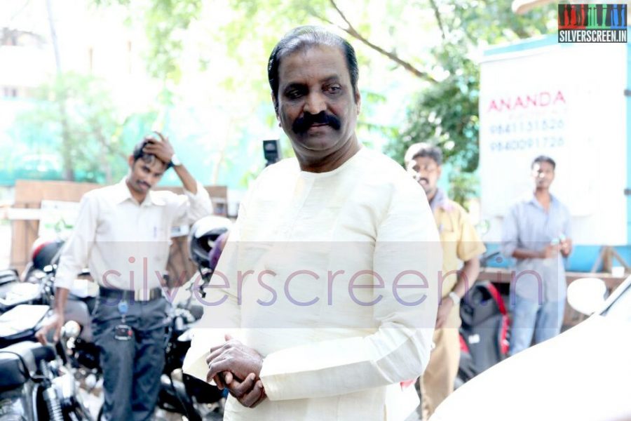 Lyricist Vairamuthu at his Press Meet July 7 2014