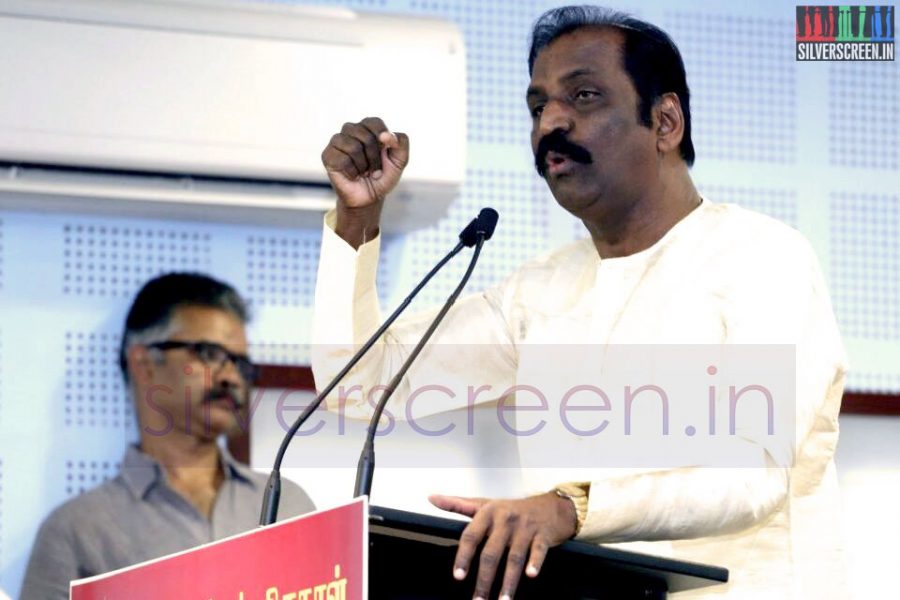 Lyricist Vairamuthu at his Press Meet July 7 2014