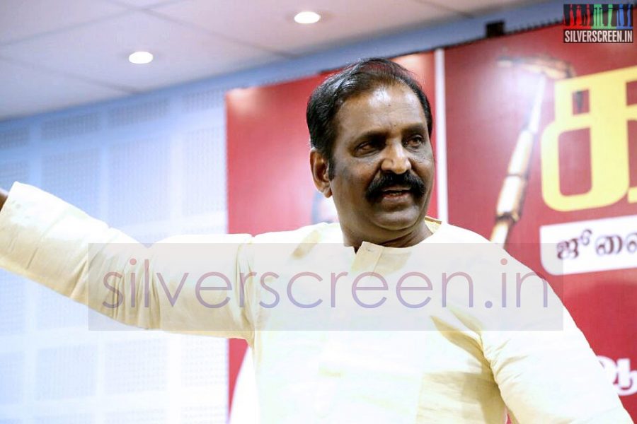 Lyricist Vairamuthu at his Press Meet July 7 2014