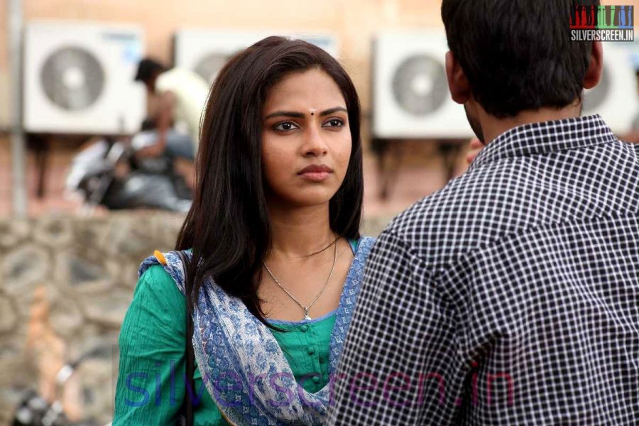 Actor Dhanush and Amala Paul in Velaiyilla Pattathari or VIP