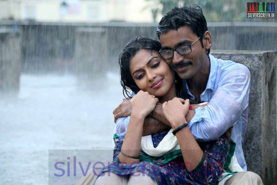 Actor Dhanush and Amala Paul in Velaiyilla Pattathari or VIP