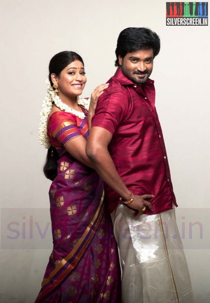 Actor Mirchi Senthil and Actress Vijayalakshmi in Vennila Veedu Movie Stills