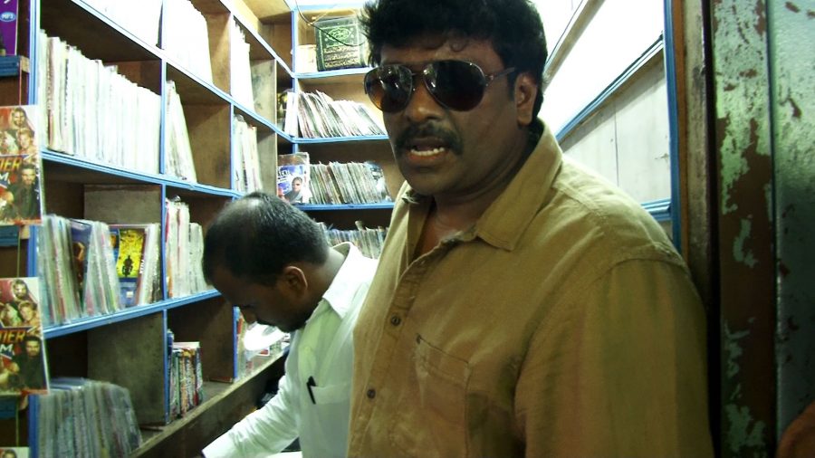 Actor R Parthiban Participates In An Anti-Piracy Raid At Burma Bazaar Stills