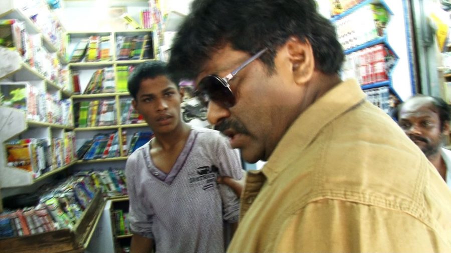 Actor R Parthiban Participates In An Anti-Piracy Raid At Burma Bazaar Stills