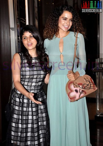 Grazia Magazine Editor Mehernaaz Dhondy and Actress Jangana Ranaut at Grazia Magazine Launch Stills