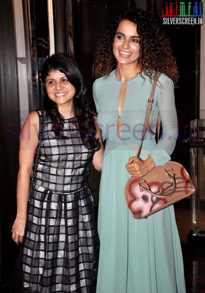 Grazia Magazine Editor Mehernaaz Dhondy and Actress Jangana Ranaut at Grazia Magazine Launch Stills