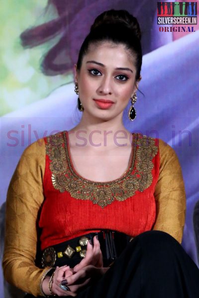 Actress Raai Laxmi at Irumbu Kuthirai Press Meet HQ Stills