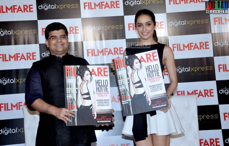 Actress Shraddha Kapoor at the Filmfare Magazine Cover Launch Stills