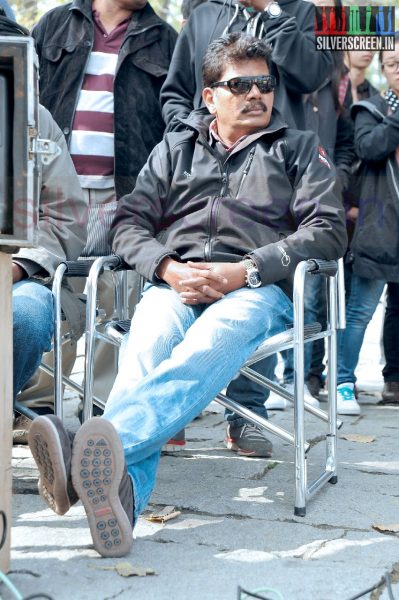 Director Shankar in Ai Movie Working Stills