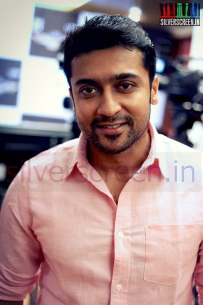 Actor Suriya at the Anjaan Hangout Event