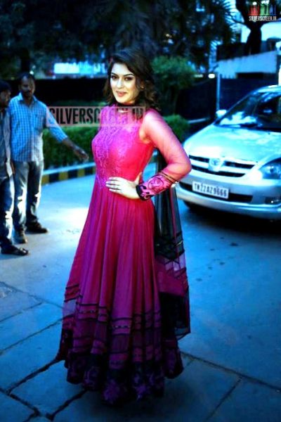 Actress Hansika Motwani at the Aranmanai Movie Press Meet