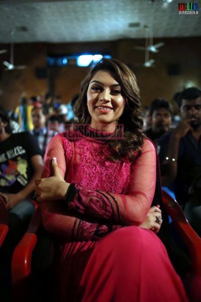 Actress Hansika Motwani at the Aranmanai Movie Press Meet