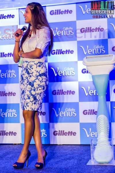 Squash Player and Model Dipika Pallikal at the Gillette Venus Press Meet