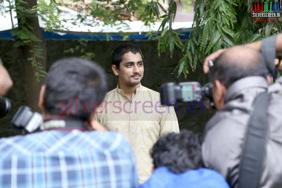 Actor Siddharth at the Kaaviya Thalaivan Press Meet