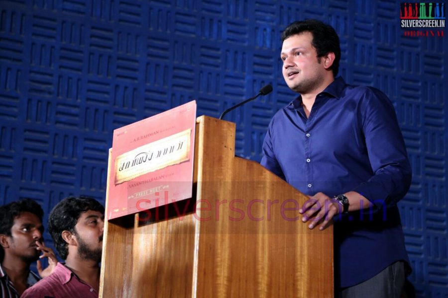 Varun Manian at the Kaaviya Thalaivan Press Meet