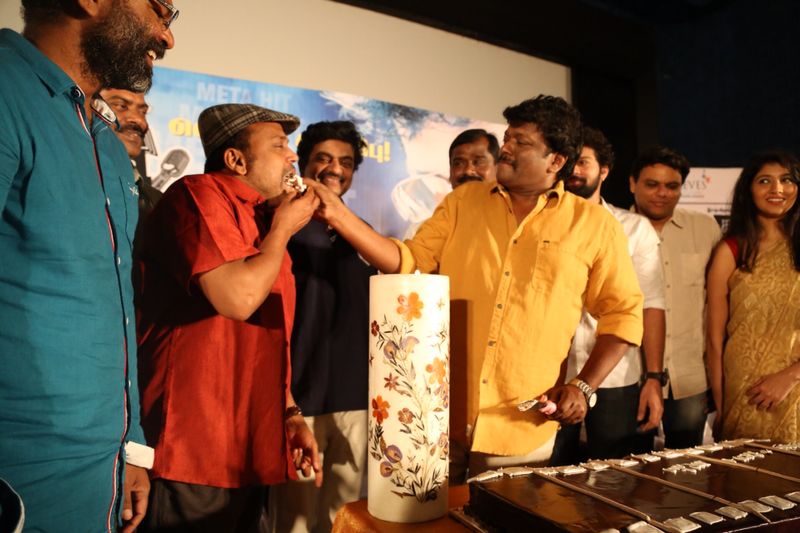 Actor R Parthiban and Thambi Ramaiah in Kathai Thiraikathai Vasanam Iyakkam Success Meet Stills