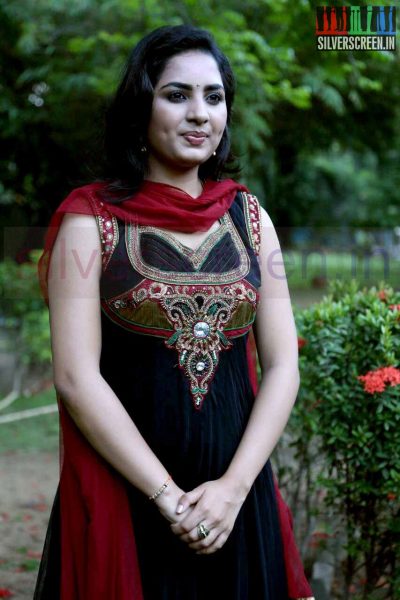 Actress Srushti in Megha Movie Press Meet Stills