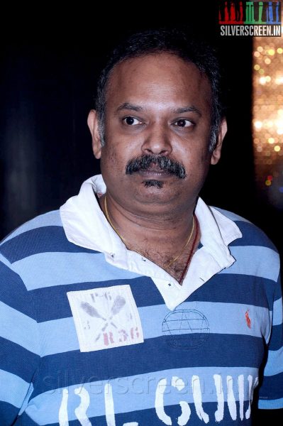 Director Venkat Prabhu at the 2014 Indian Badminton Celebrity League Launch