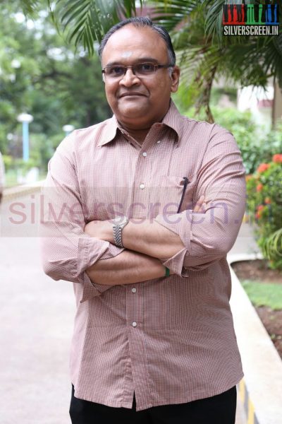 Actor Mohan V Ram at Poriyaalan Press Meet Stills