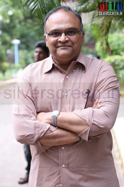 Actor Mohan V Ram at Poriyaalan Press Meet Stills