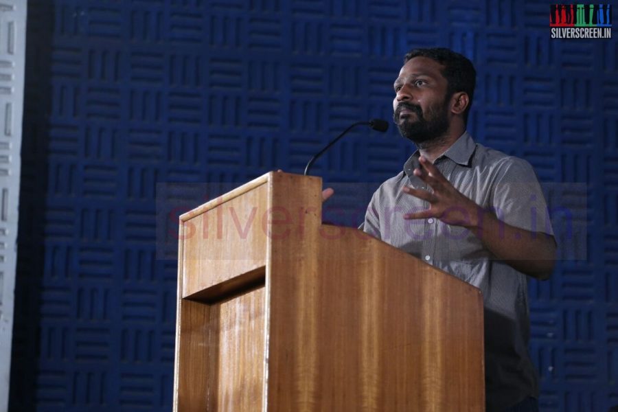 Director Vetrimaaran at Poriyaalan Press Meet Stills